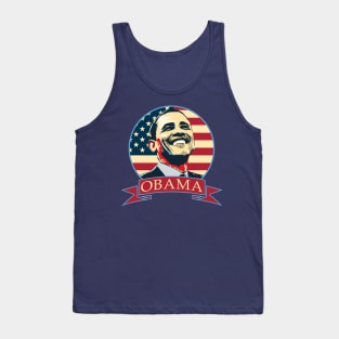 Barack Obama American Banner Tank Top